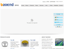 Tablet Screenshot of en.baoend.com